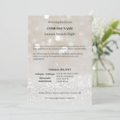 Gala-Nacht für das moderne Unternehmen Einladung (Stehend Vorderseite)