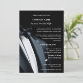 Gala-Nacht für Elegantes Unternehmen Einladung (Stehend Vorderseite)