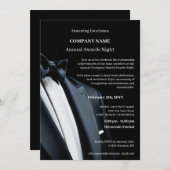Gala-Nacht für Elegantes Unternehmen Einladung (Vorne/Hinten)