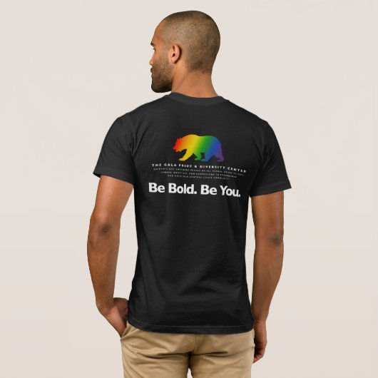 Gala Pride & Diversity Be Bold T - Shirt (Schwarz voll)