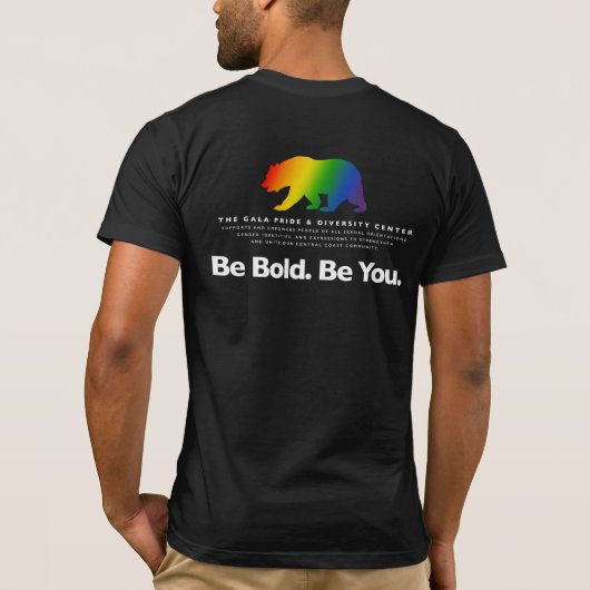 Gala Pride & Diversity Be Bold T - Shirt (Rückseite)