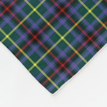 Gala Water Scotland District Tartan Fleece Blanket