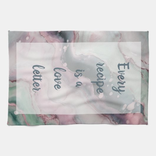 Gala - Weiß Geschirrtuch (Horizontal)