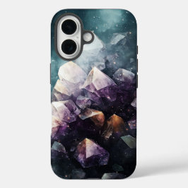 Galactic Amethyst Stones TelefonCase iPhone 16 Hülle
