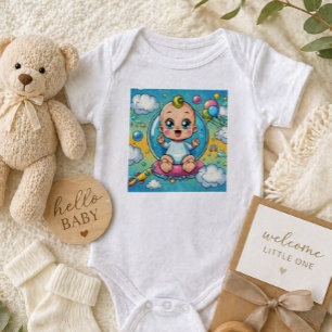 Galactic Baby - Niedlich & Quirky Space Theme Strampler