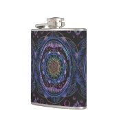 Galactic Bloom Mandala Flachmann (Links)
