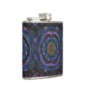 Galactic Bloom Mandala Flachmann (Rechts)