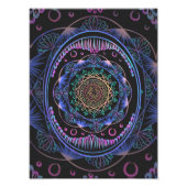 Galactic Bloom Mandala Fotodruck (Vorne)