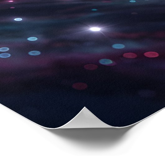 Galactic Bloom Poster (Ecke)