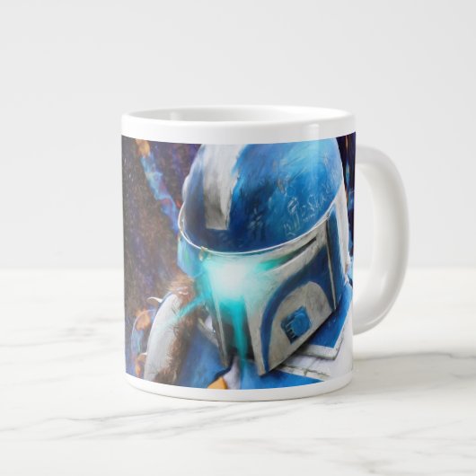 Galactic Bounty Hunter Jumbo-Tasse (Vorderseite Rechts)