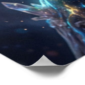 Galactic Chameleon Star Branch Poster (Ecke)