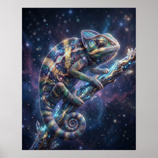 Galactic Chameleon Star Branch Poster (Vorne)