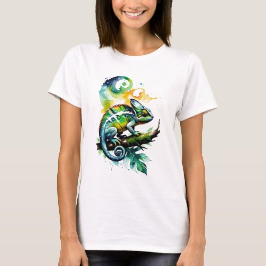 Galactic Chameleon T-Shirt (Vorderseite)