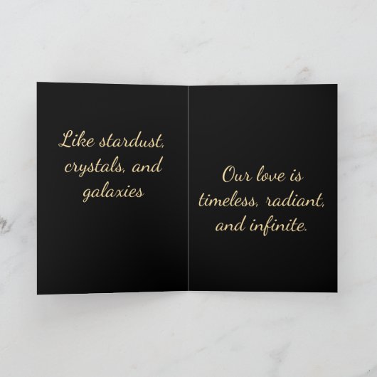 Galactic Crystal Heart Karte (Innenseite)