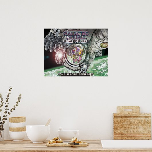 Galactic Double Daisy Cutter 2015 Poster (Küche)