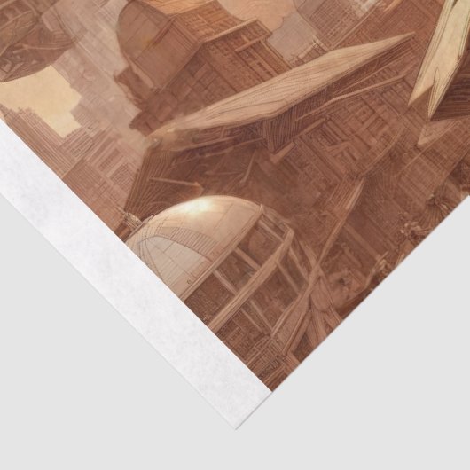 Galactic Explorer Decoupage Seidenpapier (Detail)