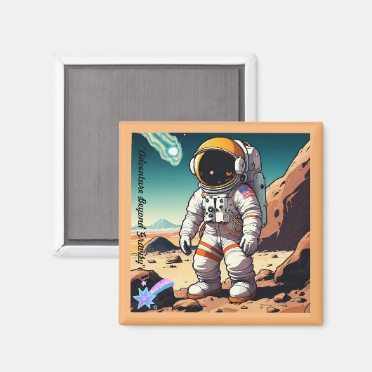 "Galactic Explorer" Magnet (Vorderseite/Rückseite)