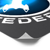 Galactic Federation Logo _1  Poster (Ecke)