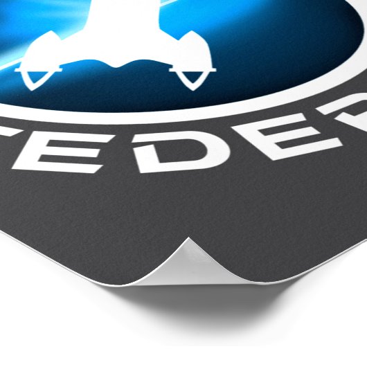 Galactic Federation Logo _1  Poster (Ecke)