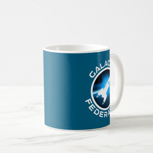 Galactic Federation Logo Kaffeetasse (VorderseiteRechts)