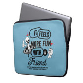 Galactic Friends Space | 13" Laptop Sleeve (Vorderseite Links)