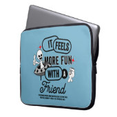 Galactic Friends Space | 15" Laptop Sleeve (Vorderseite Links)