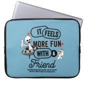 Galactic Friends Space | 15" Laptop Sleeve (Vorderseite)