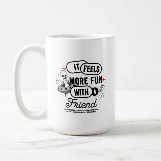 Galactic Friends Space | Klassische Tasse mit 15# (Links)