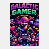 Galactic gamer acrylschild (Vorderseite)