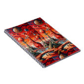 "Galactic Giraffe Dreams Notebook" Notizblock (Rechte Seite)