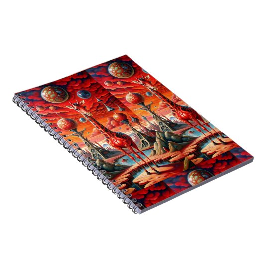 "Galactic Giraffe Dreams Notebook" Notizblock (Rechte Seite)
