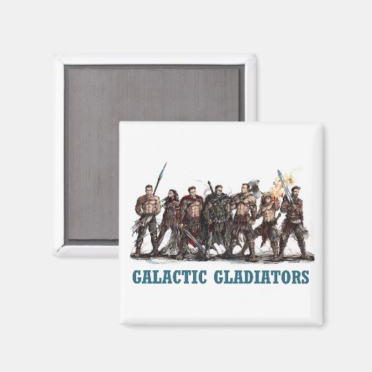 Galactic Gladiators Magnet (Vorderseite/Rückseite)