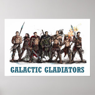 Galactic Gladiators Poster