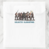 Galactic Gladiators Sticker (Tasche)