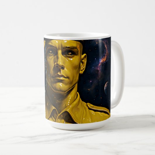 Galactic Golden Soldier Kaffeetasse (VorderseiteRechts)