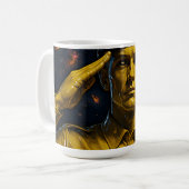 Galactic Golden Soldier Kaffeetasse (Vorderseite Links)