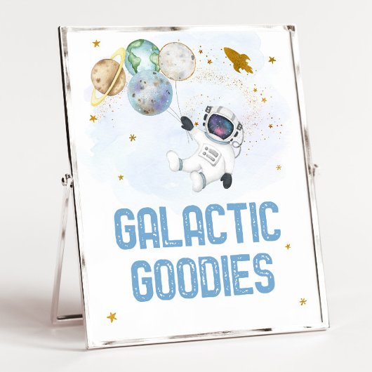 Galactic Goodies Astronaut Weltraum Geburtstag Poster