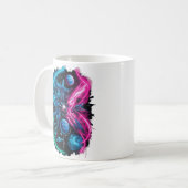 Galactic Graffiti - Street Art Kaffeetasse (Vorderseite Links)