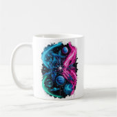 Galactic Graffiti - Street Art Kaffeetasse (Links)