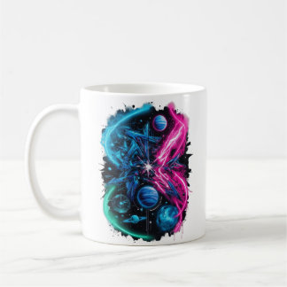 Galactic Graffiti - Street Art Kaffeetasse