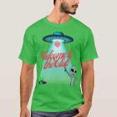 Galactic Grooves - UFO-Party T-Shirt (Vorderseite)