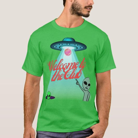 Galactic Grooves - UFO-Party T-Shirt (Vorderseite)