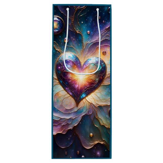 Galactic Heart of the Universe Geschenktüte Für Weinflaschen (Vorderseite)