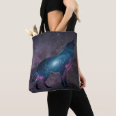 Galactic Howling Wolf Silhouett Tasche (Von Nahem)
