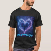 Galactic Liebe Jubiläum Mens Tshirt (Vorderseite)