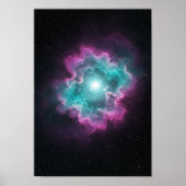 Galactic Nebula Space Print Poster (Vorne)