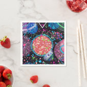 Galactic Neighborhood: Abstract  Serviette (Beispiel)