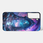Galactic Portal Fantasy | kosmisches Gateway Samsung Galaxy Hülle (Rückseite (Horizontal))