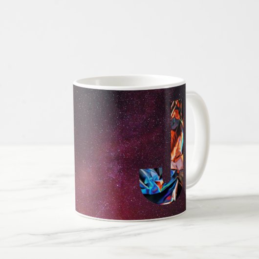 Galactic Prism Initial J Tasse (VorderseiteRechts)