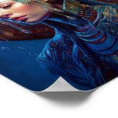 Galactic Queen Science Fiction Fantasy Poster (Ecke)